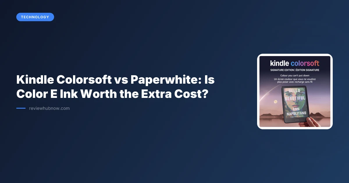 Kindle Colorsoft vs Paperwhite: Is Color E Ink Worth the Extra Cost?